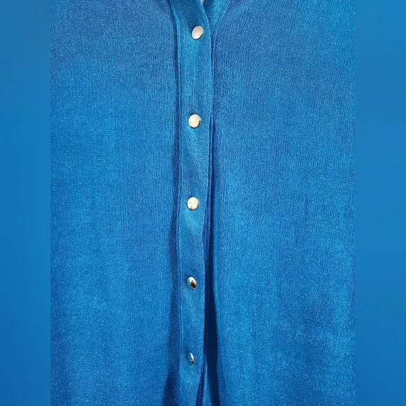 PRINCESS POLLY Elody long sleeve mini dress, cobalt blue, size 2, spring - Picture 10 of 10